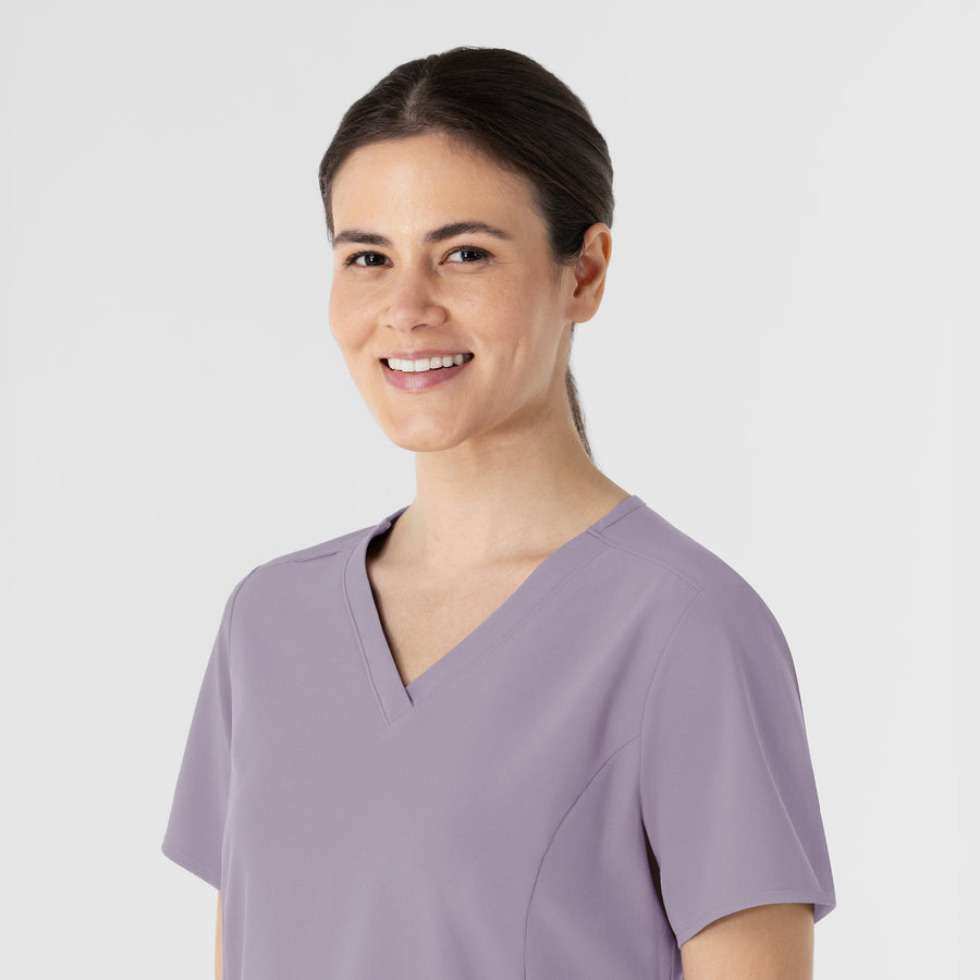 RENEW Women's V-Neck Scrub Top - Wisteria
