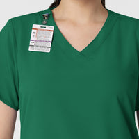 W123 Women's Classic V-Neck Scrub Top - Hunter