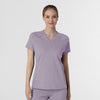 RENEW Knit Women's Flex-n-Reach V-Neck Raglan Scrub Top Wisteria