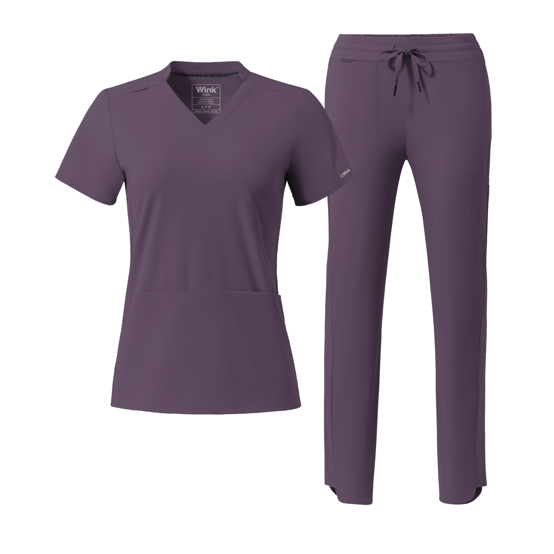 Aura V-Neck and Tapered Leg Scrub Set