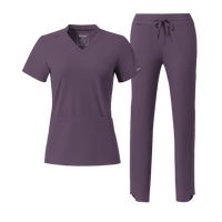 Aura V-Neck and Tapered Leg Scrub Set