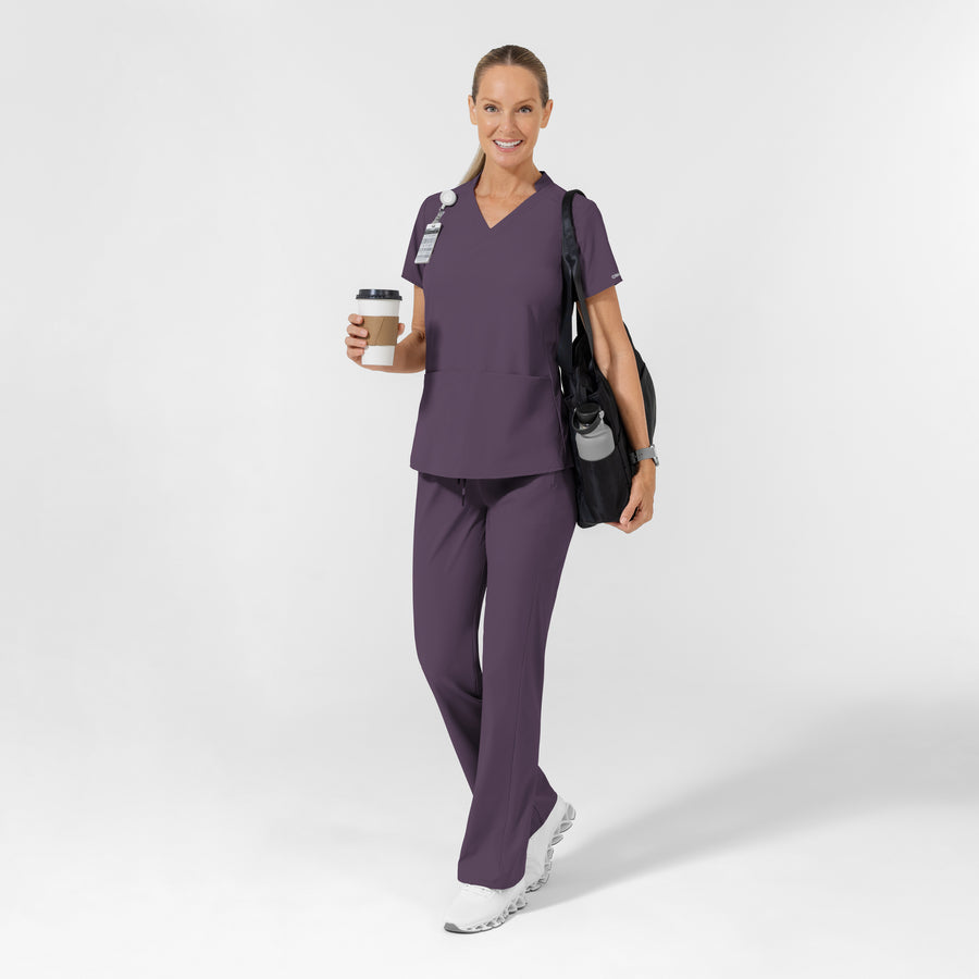 AURA Women's Grace Bootcut Scrub Pant - Dusk