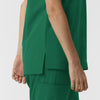 NURTUR Women's Drop Shoulder Tunic Scrub Top Hunter back detail