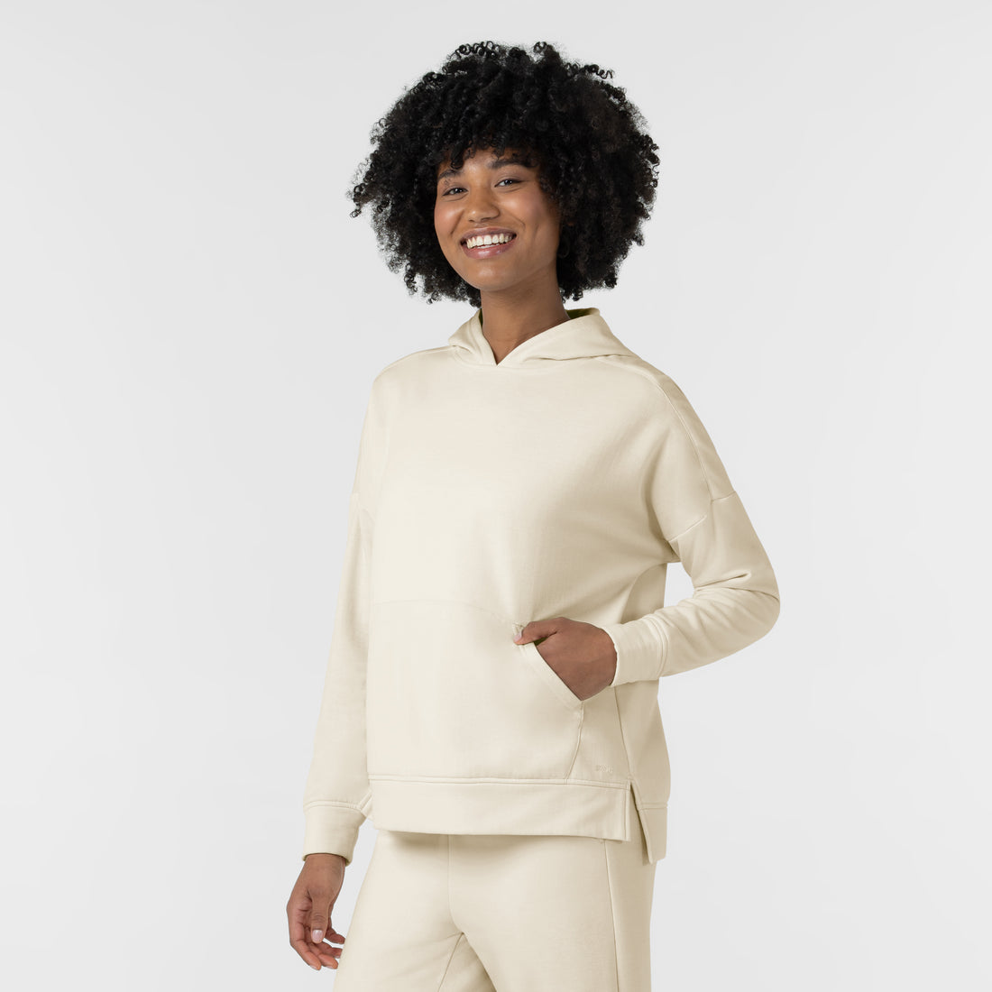 Unwind & Lounge Women's Hoodie Birch side view