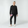 Unwind & Lounge Women's Hoodie Black lounge set