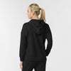 Unwind & Lounge Women's Hoodie Black back view