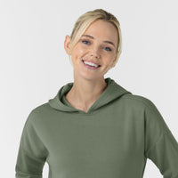 Unwind & Lounge Women's Hoodie Sage side detail 2