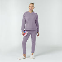 Unwind & Lounge Women's Hoodie Wisteria full scrub set