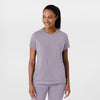 RENEW Knit Women's Flex-n-Reach Crew Neck Scrub Top Wisteria