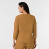 BLK Women's 3/4 Sleeve Tuck-in Scrub Top Auburn back view