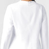 BLK Women's 3/4 Sleeve Tuck-in Scrub Top White side detail 1