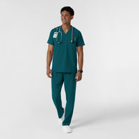 NURTUR Men's V-Neck Scrub Top Caribbean full scrub set