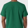 NURTUR Men's V-Neck Scrub Top Hunter back detail