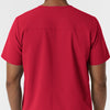 Nurtur Men's V-Neck Scrub Top - Red
