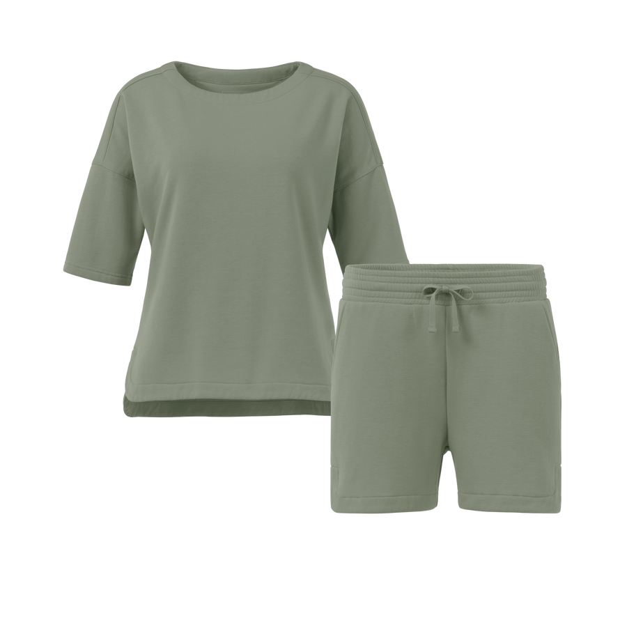 Unwind & Lounge Pullover and Shorts Set