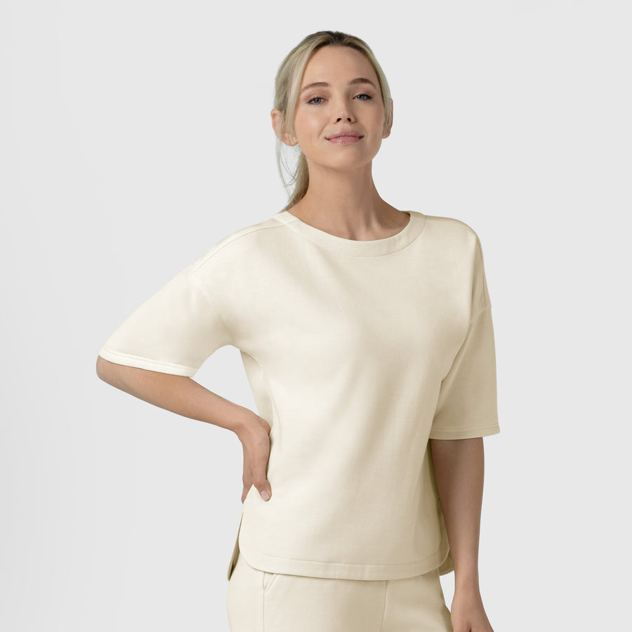 Unwind & Lounge Women's Relaxed Pullover Birch side view