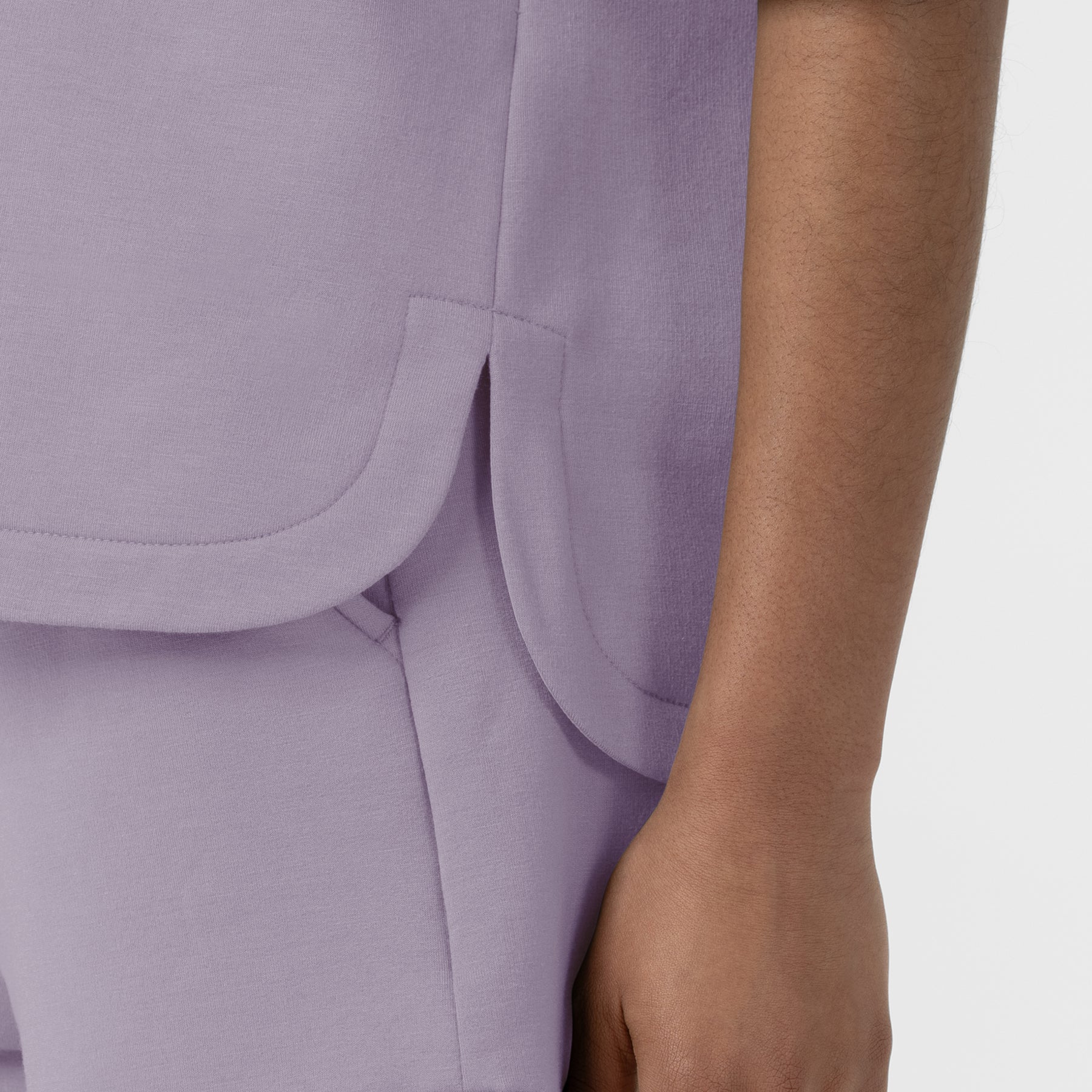 Unwind & Lounge Women's Relaxed Pullover Wisteria front detail