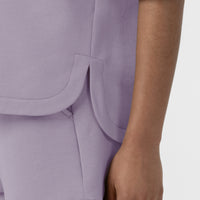 Unwind & Lounge Women's Relaxed Pullover Wisteria front detail