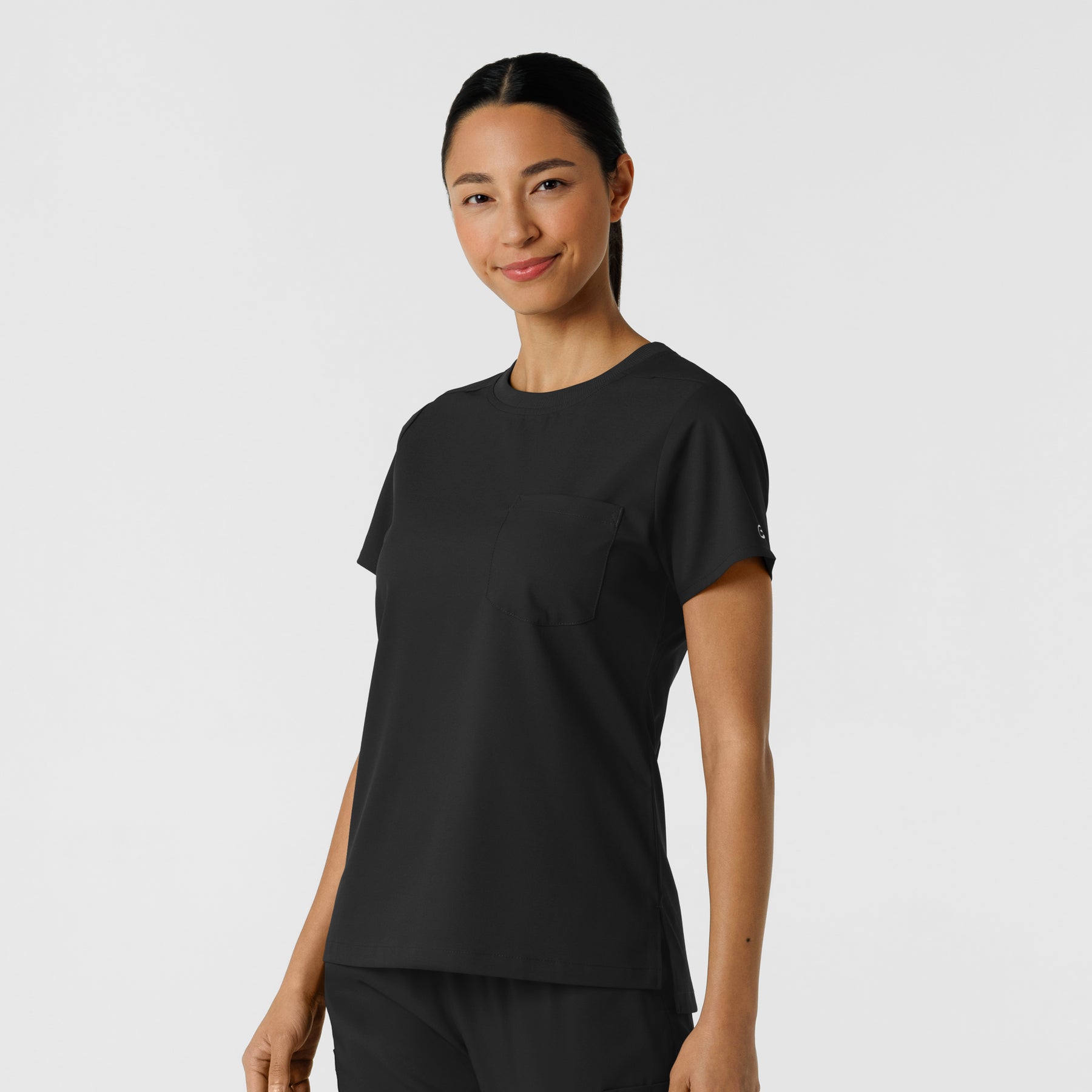 Boundless Women's Classic Tee Black side view