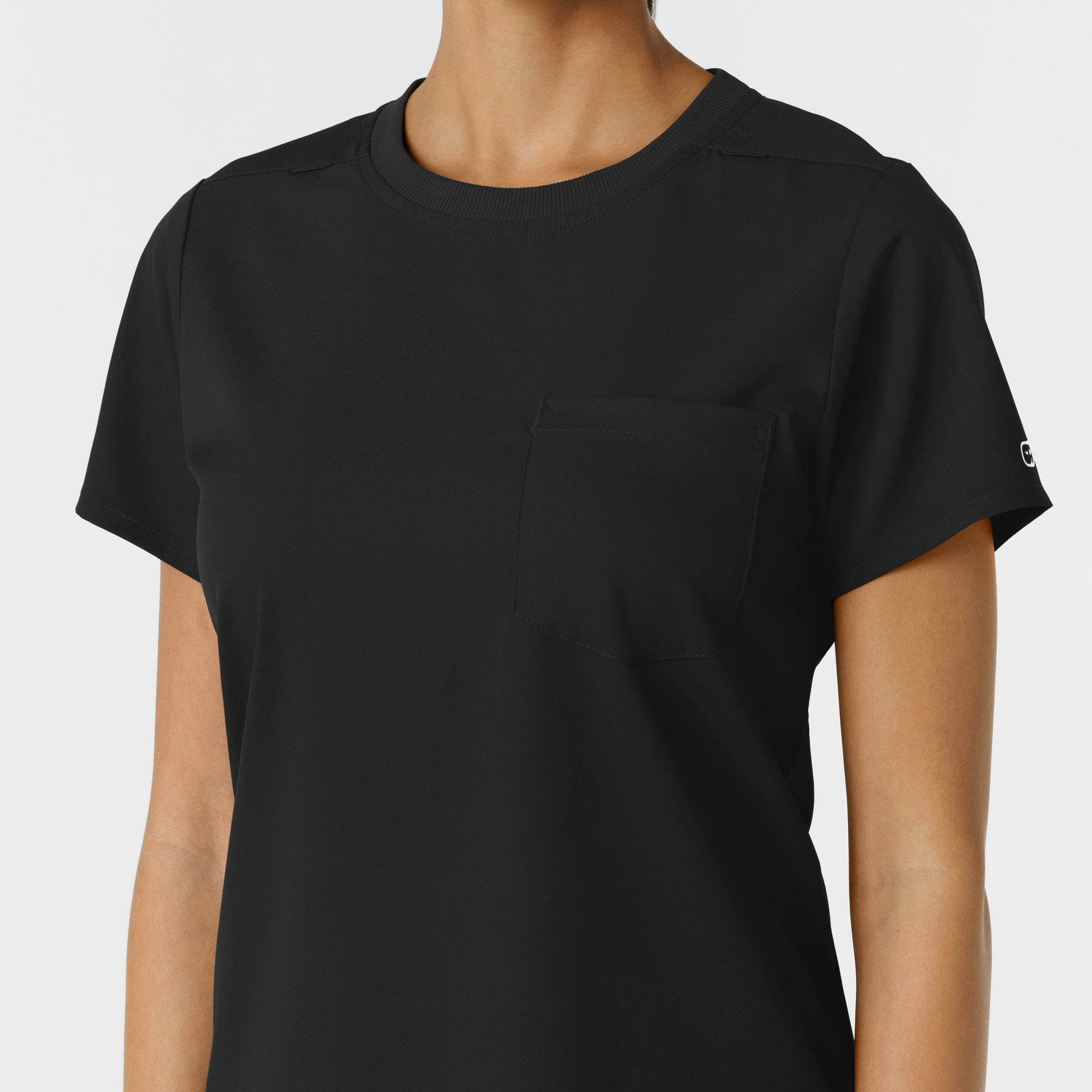 Boundless Women's Classic Tee Black side detail 1