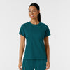 Boundless Women's Classic Crew Neck Scrub Top - Caribbean