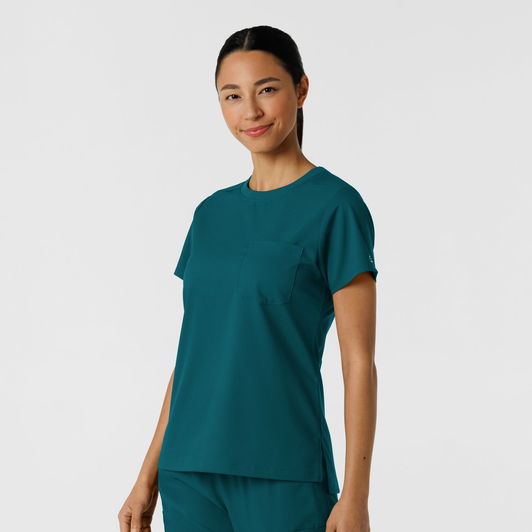 Boundless Women's Classic Tee Caribbean side view