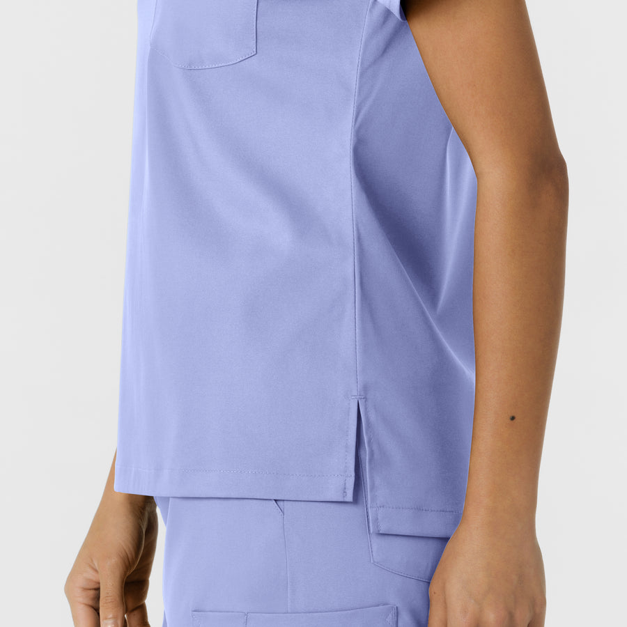 Boundless Women's Classic Tee Ceil Blue back detail