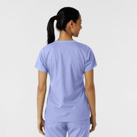 Boundless Women's Classic Tee Ceil Blue back view