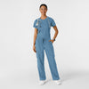 Boundless Women's Classic Tee Pacific Blue full scrub set