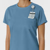 Boundless Women's Classic Tee Pacific Blue hemline detail