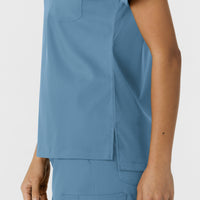 Boundless Women's Classic Tee Pacific Blue back detail