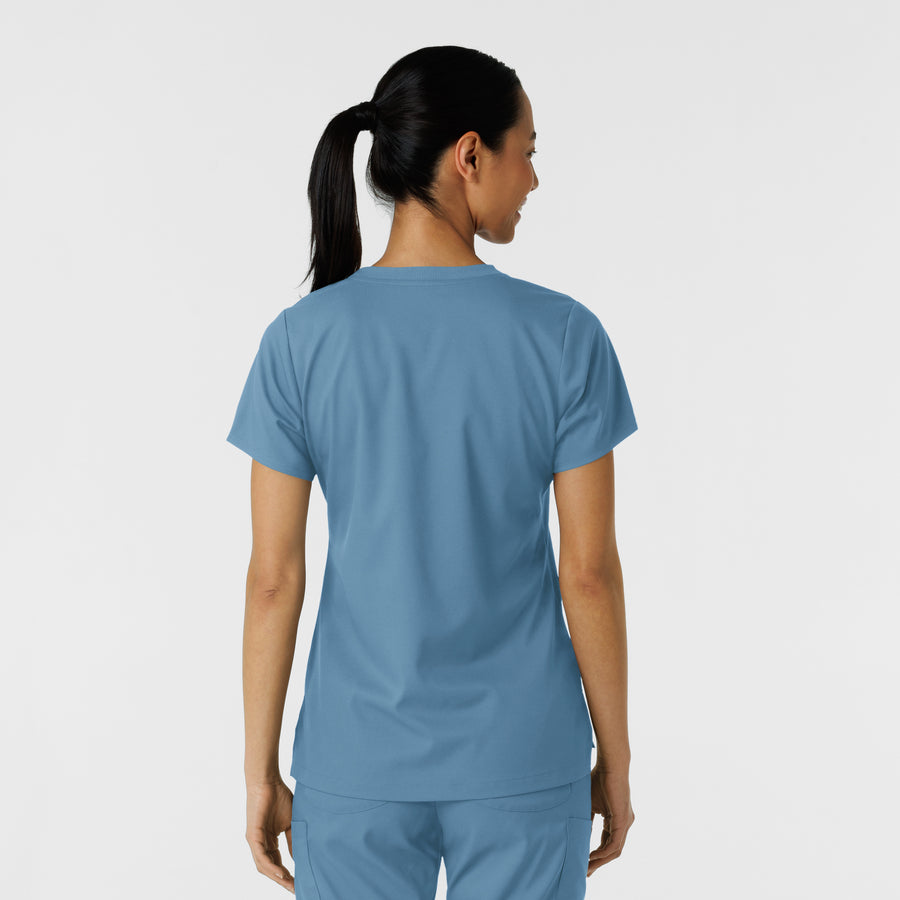 Boundless Women's Classic Tee Pacific Blue back view