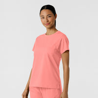 Boundless Women's Classic Tee Paradise Pink side view