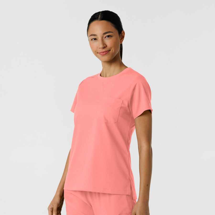 Boundless Women's Classic Tee Paradise Pink side view
