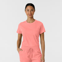 Boundless Women's Classic Tee Paradise Pink front detail