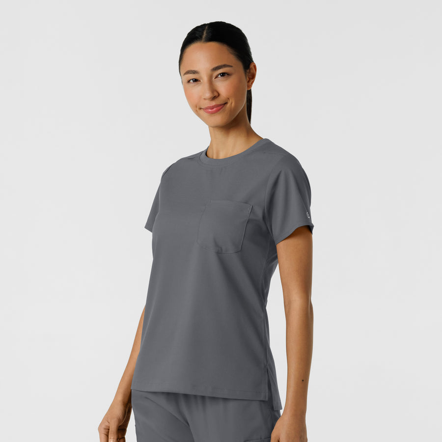Boundless Women's Classic Tee Pewter side view