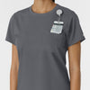 Boundless Women's Classic Tee Pewter hemline detail