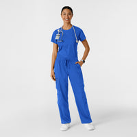 Boundless Women's Classic Tee Royal full scrub set