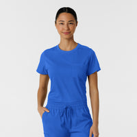 Boundless Women's Classic Tee Royal front detail