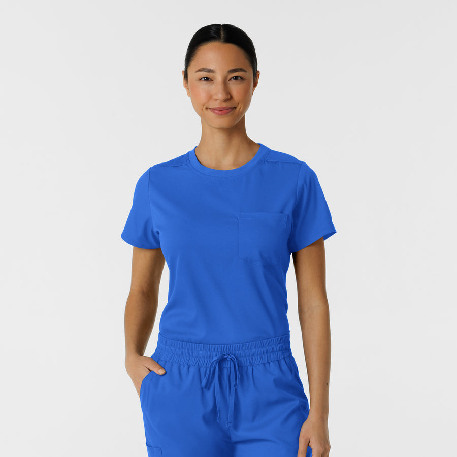 Boundless Women's Classic Tee Royal front detail
