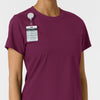 Boundless Women's Classic Tee Wine side detail 2