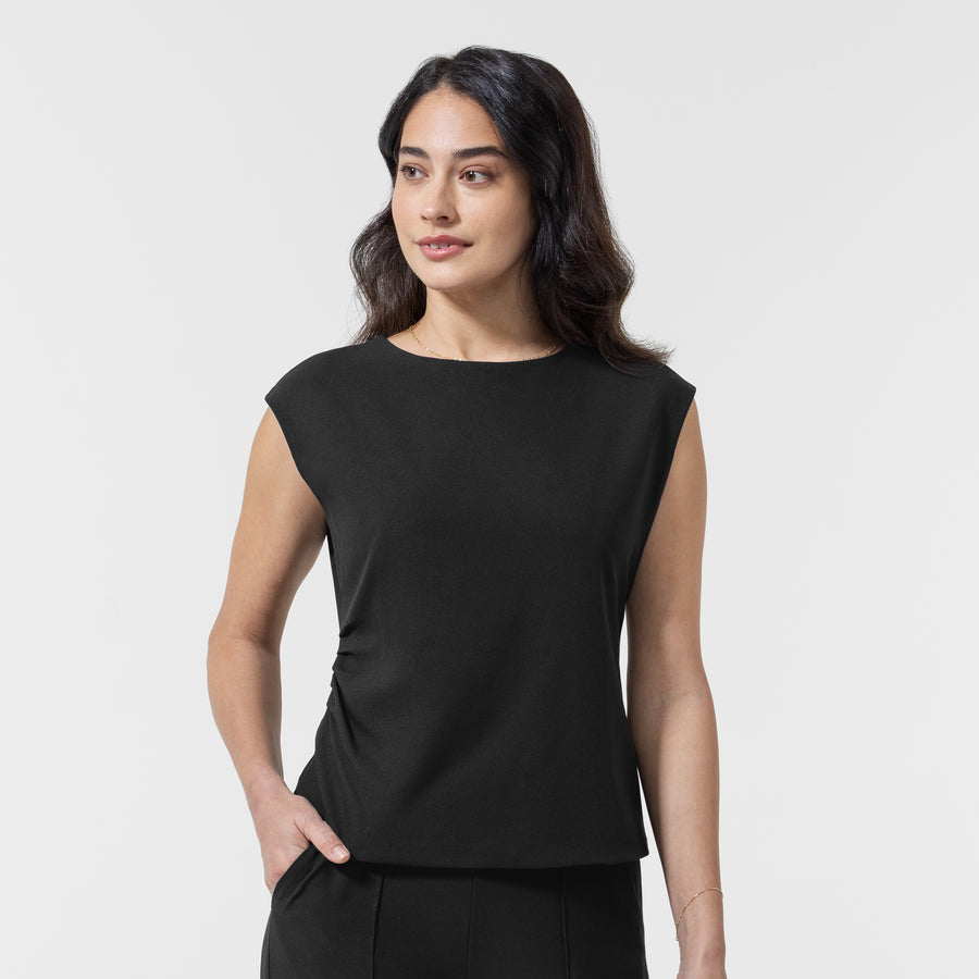 BLK Women’s Ruched Blouse Black