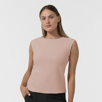 BLK Women’s Ruched Blouse Blush front detail