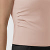 BLK Women’s Ruched Blouse Blush side detail 2