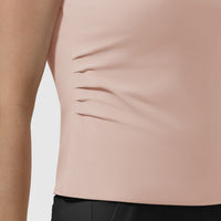 BLK Women’s Ruched Blouse Blush side detail 2