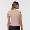 BLK Women’s Ruched Blouse Blush back view