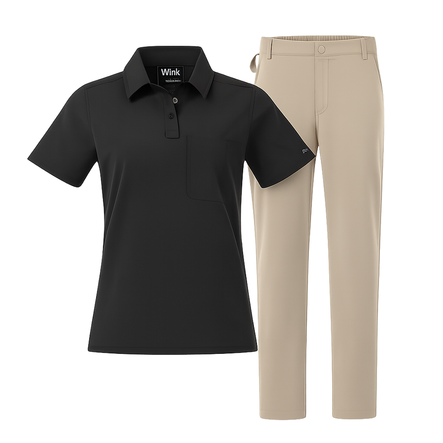 Nurtur Women's Polo and Chino Scrub Set