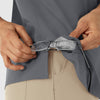 NURTUR Women's Polo - Pewter glasses wipe