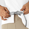NURTUR Women's Polo - White glasses wipe