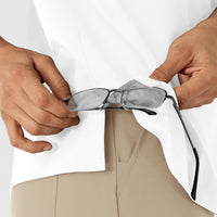 NURTUR Women's Polo - White glasses wipe